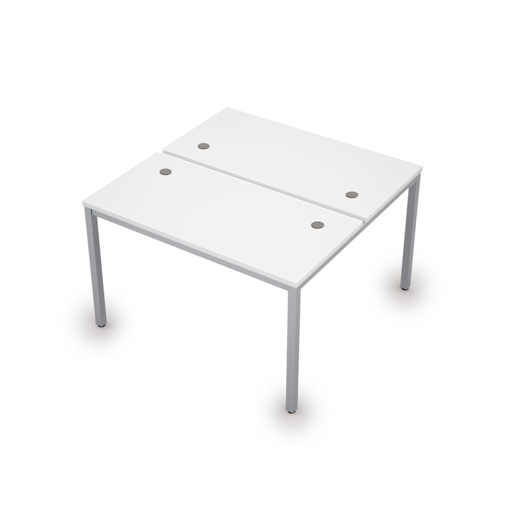 Бенч-система на 2 рабочих места Алсав Аванс 1200*1235*750 Алсав Аванс Белый alsav