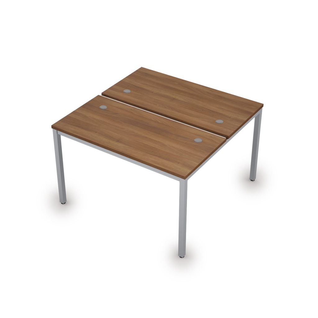 Бенч-система на 2 рабочих места Алсав Аванс 1200*1235*750 Алсав Аванс Шамони темный