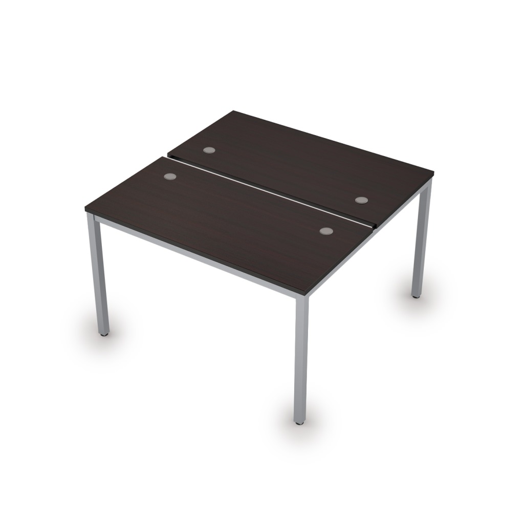 Бенч-система на 2 рабочих места Алсав Аванс 1200*1235*750 Алсав Аванс Венге