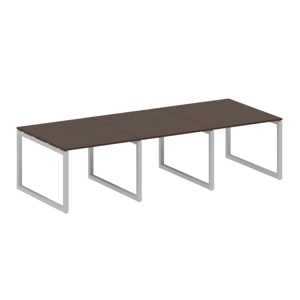 Переговорный стол Метал Систем Куатро 3000*1235*750 Метал Систем Куатро Венге Цаво