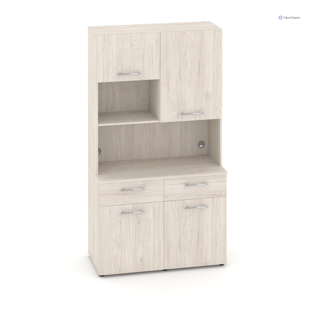 Комплект №1 Мини-кухня Fit 1200*600*2175 Мини-кухня Fit Денвер Светлый