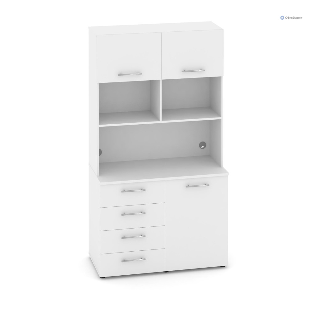 Комплект №2 Мини-кухня Fit 1200*600*2175 Мини-кухня Fit Белый Бриллиант