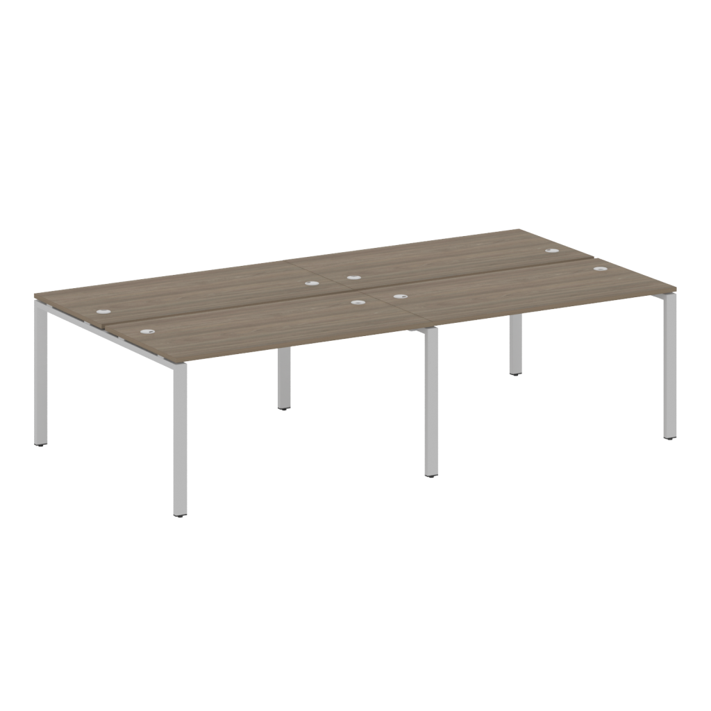 Бенч-система на 4 рабочих места Рива Метал Систем 2800*1475*750 Рива Метал Систем Вяз Благородный