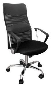 Кресло Арго (высокая спинка) Черный