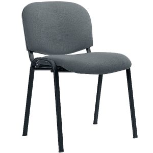 Стул штабелируемый Iso Black New Style (Исо) усиленный Серый