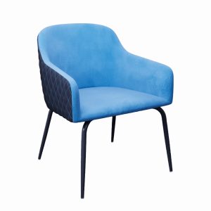 Кресло LILU Ретро-Арт Голубой