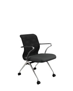 Стул на колесиках ErgoLife Sit 8 M4-8K — X2+UMF(X1) Черный/Хром